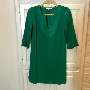 Trina Turk Kelly green slip dress-size 0,